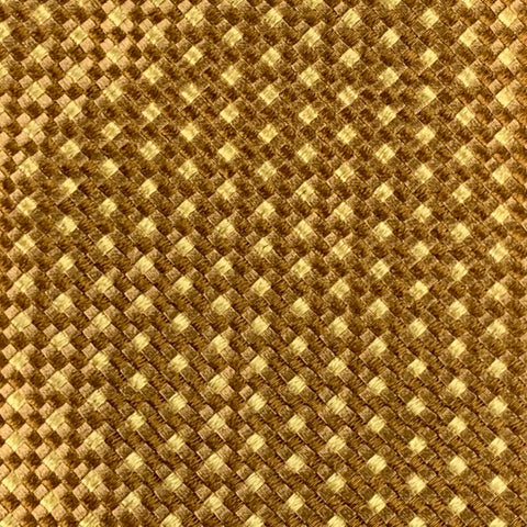 BORRELLI Corbata de seda a cuadros beige topo