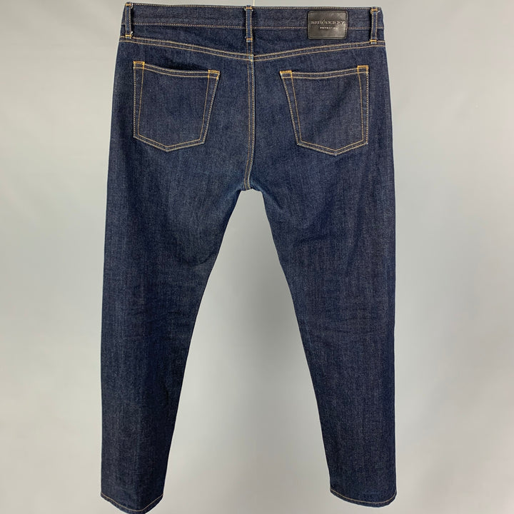 BURBERRY PRORSUM Size 32 Indigo Blue Denim Slim Jeans