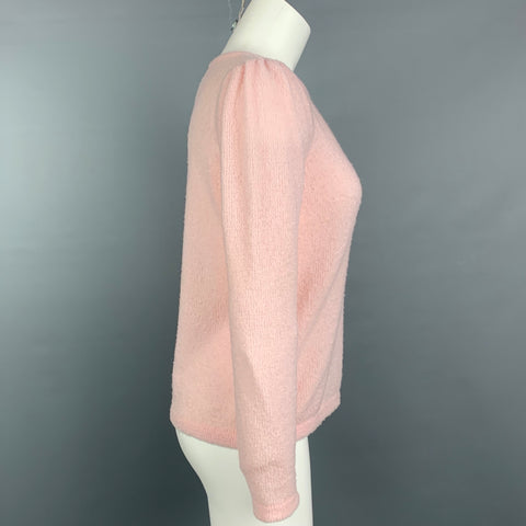 JENNIFER MEYER pour BARNEY'S NEW YORK Taille S Pull en laine mérinos rose