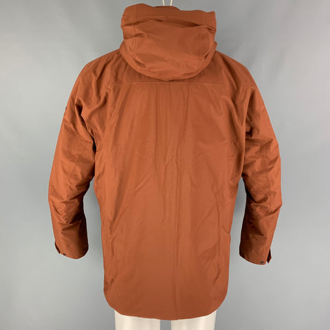 ARCTERYX Size M Brick Nylon Wind Stopper Hooded Jacket