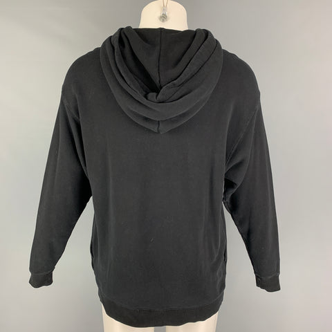 R13 Size S Black Pink Graphic Cotton Lyocell Oversized Sweatshirt