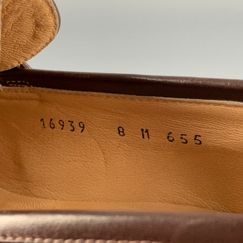GRAVATI for WILKES BASHFORD Size 8 Brown Leather Slip On Loafers