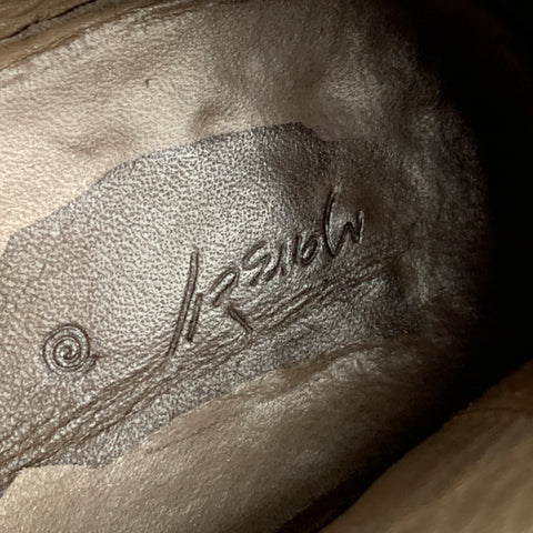 MARSELL Size 7 Brown Suede Distressed Flats