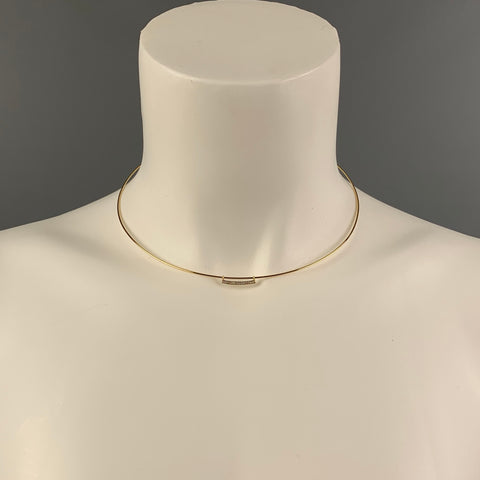 JENNIE KWON DESIGNS Gold Round Diamond Necklace