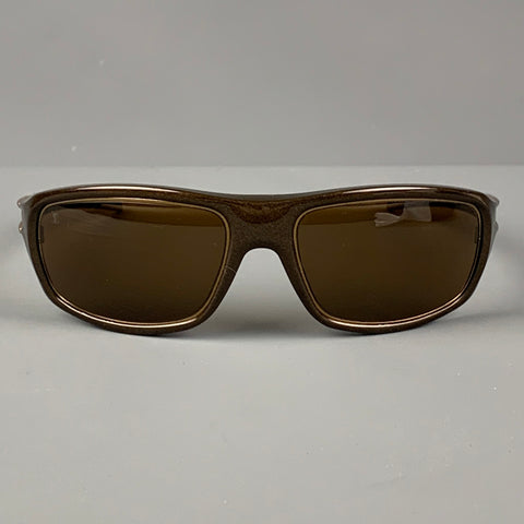 LOUIS VUITTON Brown Gold Acetate Sunglasses & Eyewear