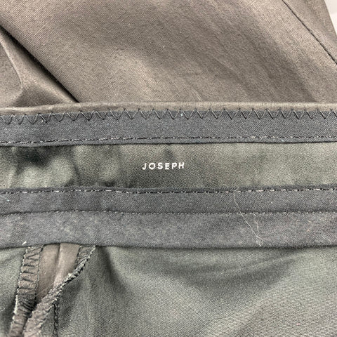 JOSEPH Pantalones casuales de pierna recta en mezcla de algodón color pizarra talla M
