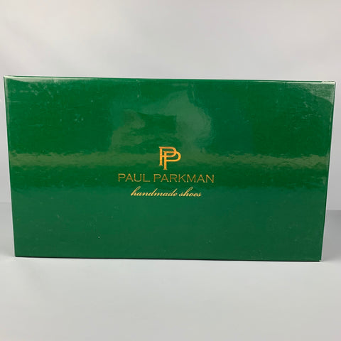PAUL PARKMAN Size 8 Turquoise Brown Perforated Leather Wingtip Shoes