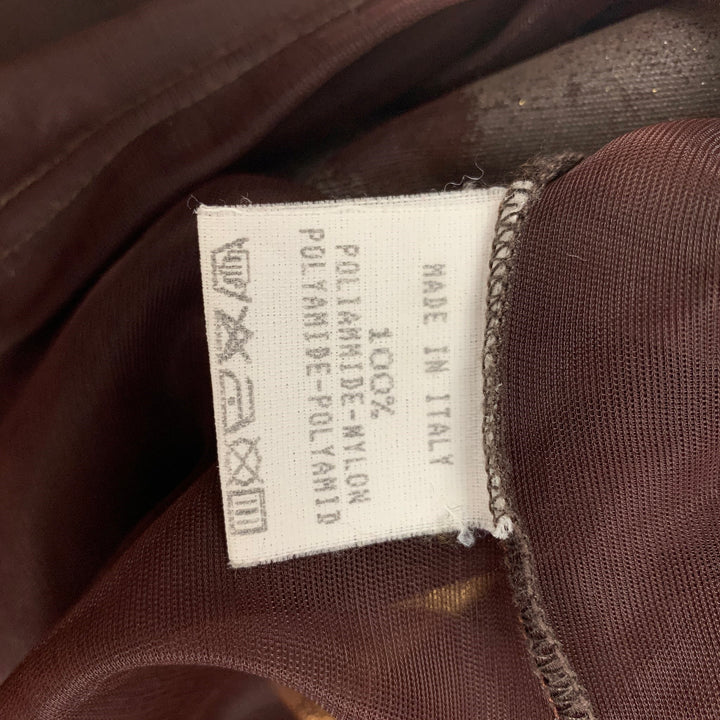 JOSEPH Taille L Marron Or Polyamide Voir à travers le pull