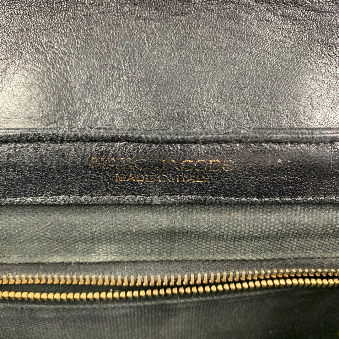 MARC JACOBS Black Quilted Leather Cross Body Handbag