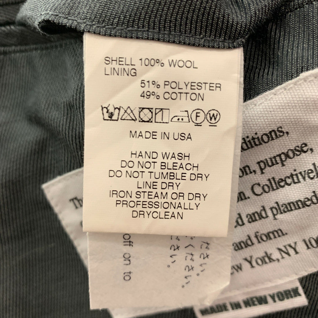 ENGINEERED GARMENTS Size S Grey Black Glenplaid Wool Sport Coat