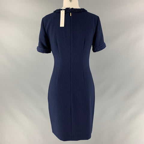 TRINA TURK Robe à manches courtes en polyester bleu marine taille 2