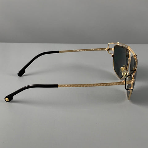 VERSACE Gold Metal Sunglasses