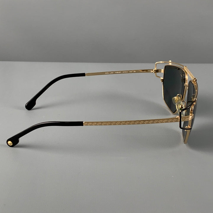 VERSACE Gold Metal Sunglasses