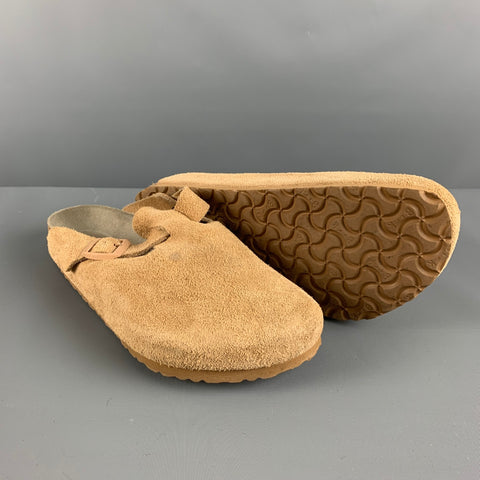 BIRKENSTOCK Sandales en daim beiges taille 10
