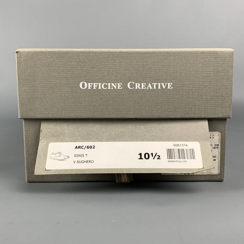OFFICINE CREATIVE for BARNEY'S NEW YORK Size 10.5 Brown Leather Lace Up Shoes