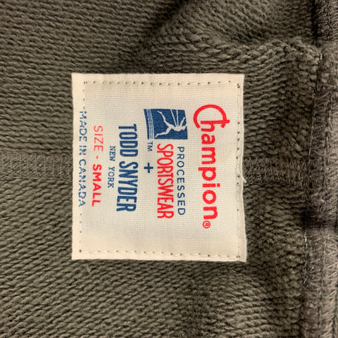 CHAMPION x TODD SNYDER Talla S Pantalones deportivos de algodón verde oliva