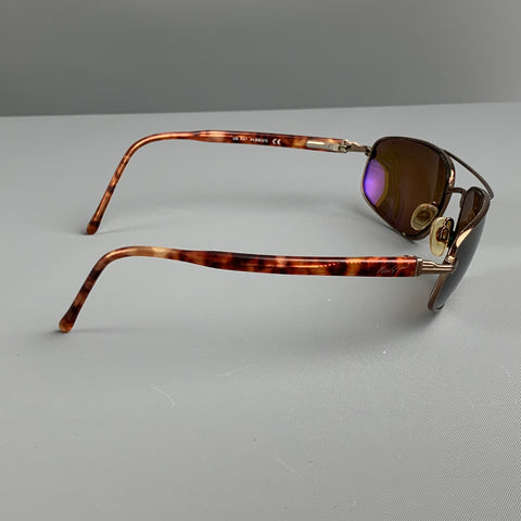 MAUI JIM Tortoise Shell Metal Sunglasses