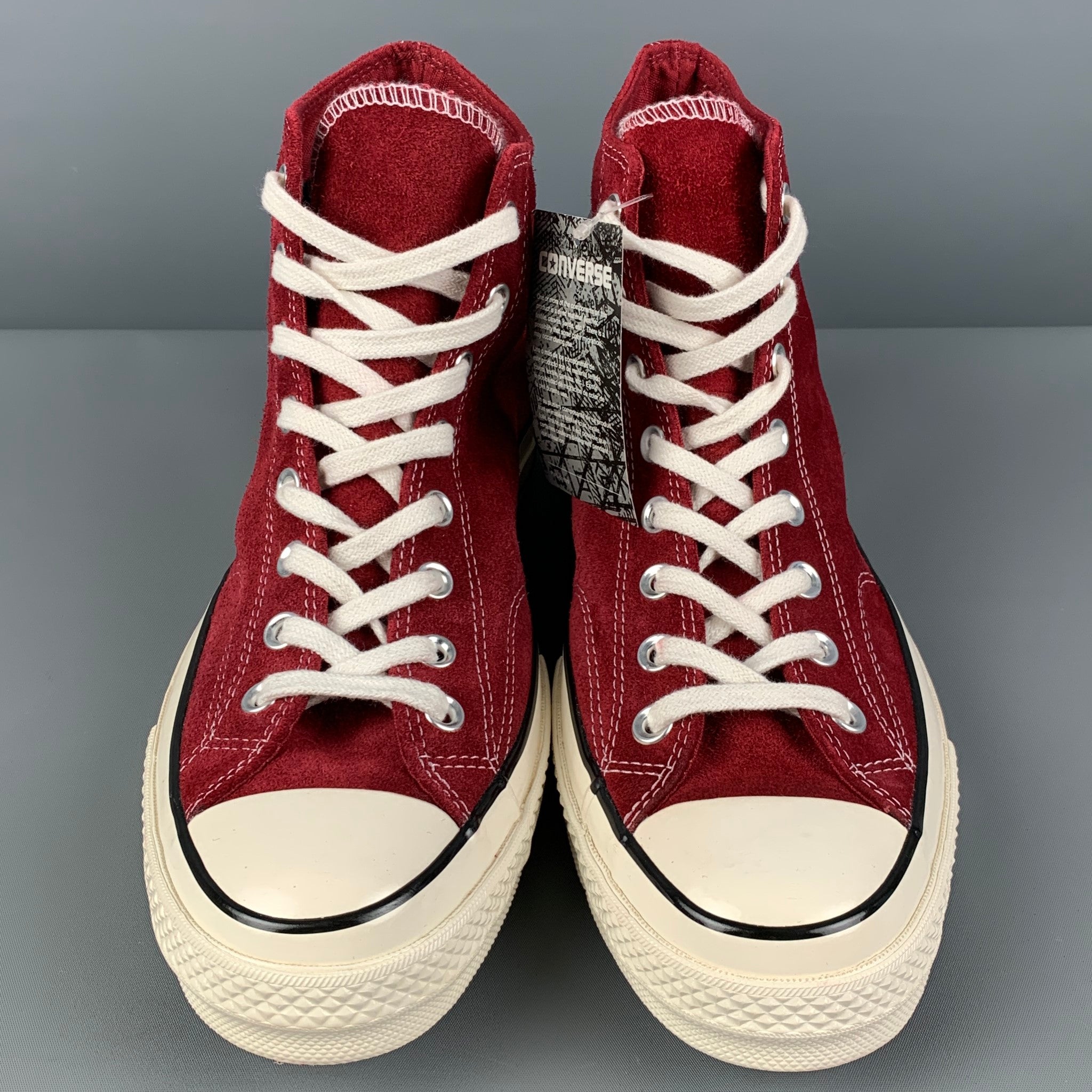 Maroon suede outlet converse