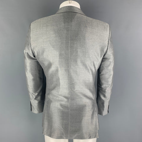 CALVIN KLEIN COLLECTION Taille 36 Manteau de sport gris à revers cranté