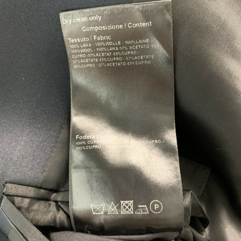 CALVIN KLEIN COLLECTION Taille 34 Smoking à revers en laine unie noire