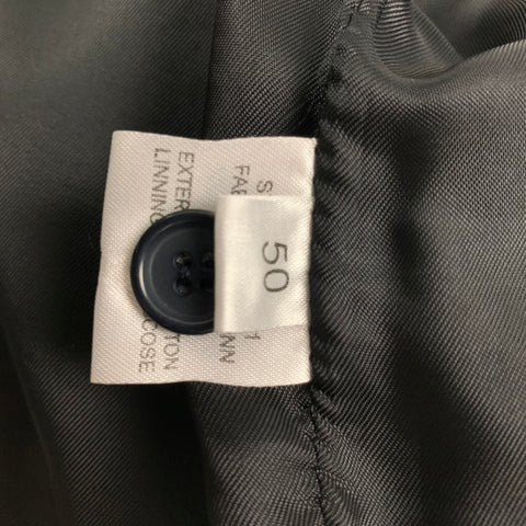 Vintage RAF SIMONS Spring 1995 Size M Navy Blue Cotton Bomber Jacket