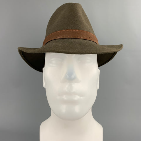 BORSALINO Marco Olive Water Repellent Felt Hat