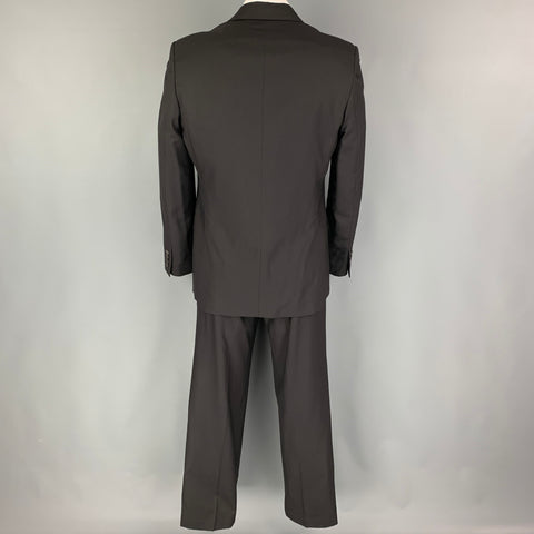 ELIE TAHARI  Size 42 Regular Navy Pinstripe Virgin Wool Notch Lapel Suit