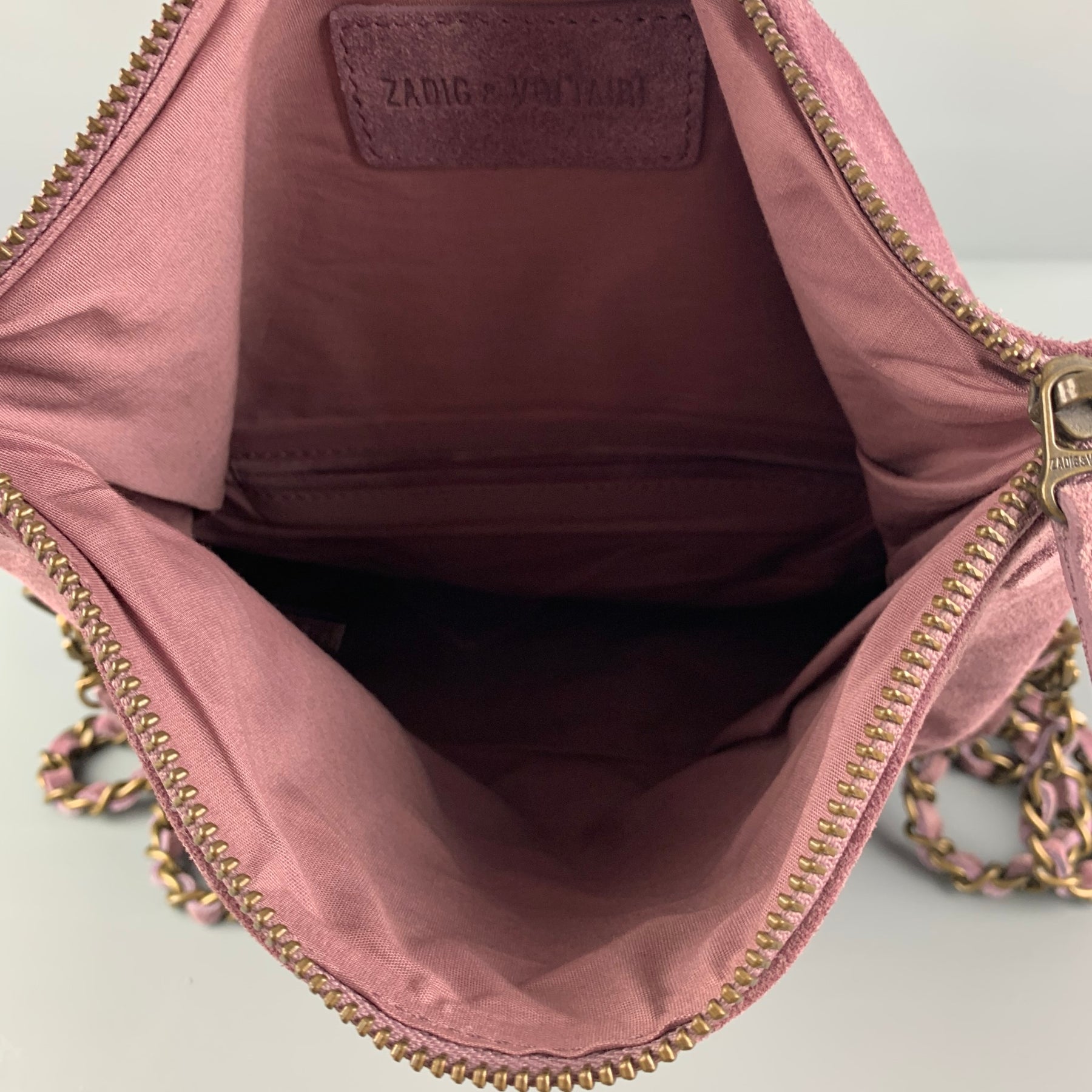ZADIG & VOLTAIRE 2008 Purple Skull Suede Shoulder Bag ZADIG & VOLTAIRE 2008 Purple Skull Suede Shoulder Bag