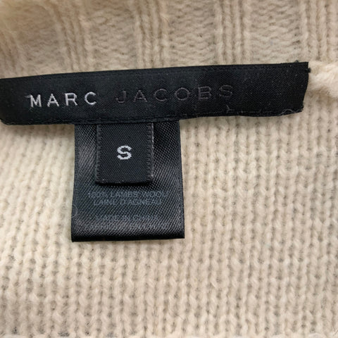 MARC By MARC  JACOBS Size S Cream Wool Textured Cardigan Casual Top