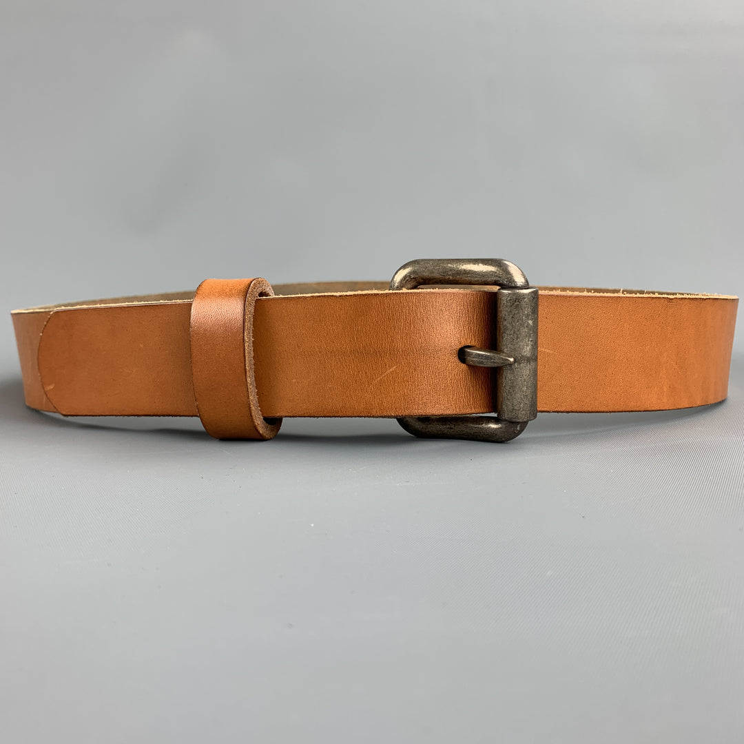 KENTON SORENSON Size 32 Tan Leather Belt