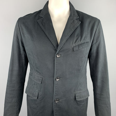 ENGINEERED GARMENTS Size 42 Navy Cotton Notch Lapel Sport Coat