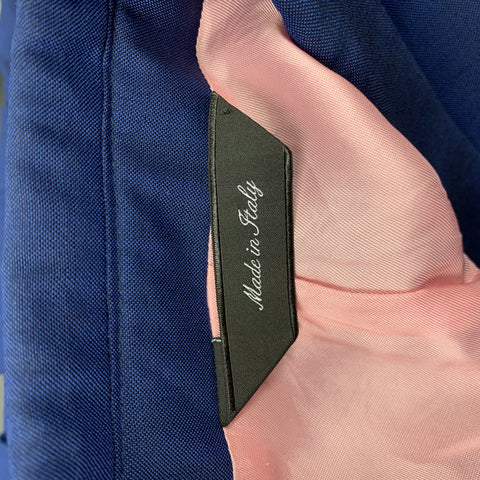PAUL SMITH Size 42 Regular Blue Wool / Mohair Sport Coat