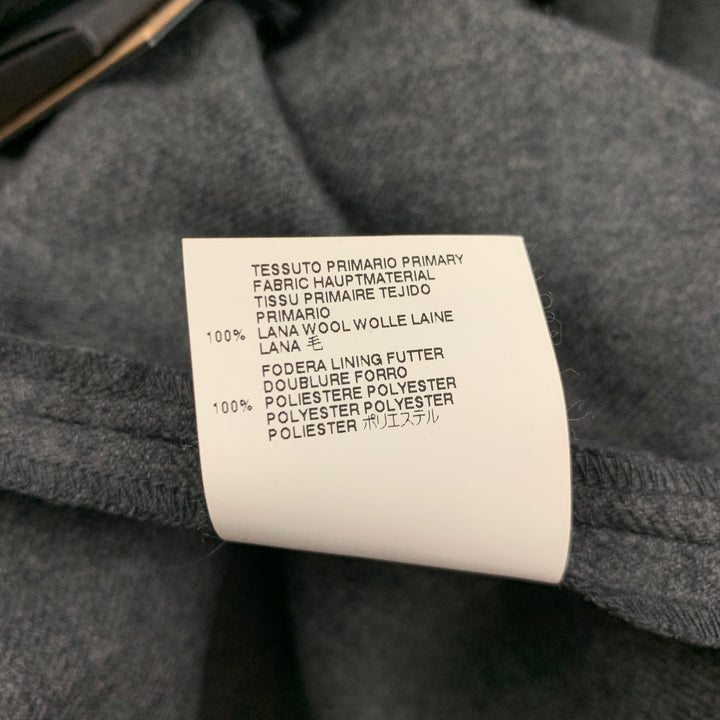 DSQUARED2 Combinaison ceinturée en laine gris foncé taille 10