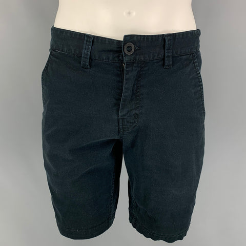 BRIXTON Size 31 Black Cotton Chino Shorts