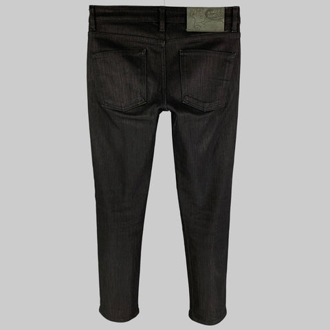 NAKED AND FAMOUS SkinnyGuy Size 31 Black Cotton Slim Jeans