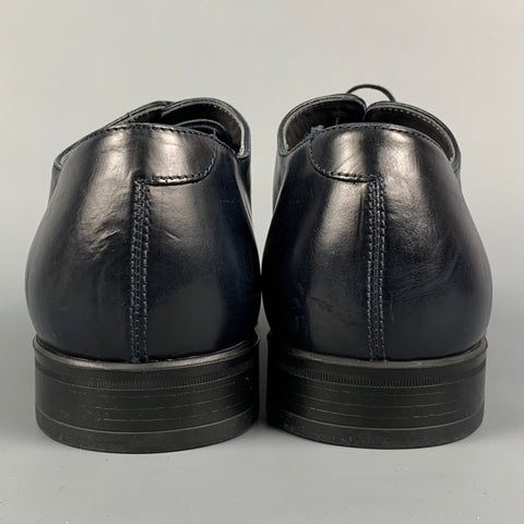 TO BOOT NY Size 11 Navy Perforated Leather Wingtip Lace Up Shoes