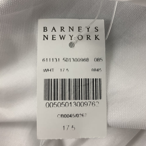 UMAN Size XL White Cotton French Cuff Long Sleeve Shirt