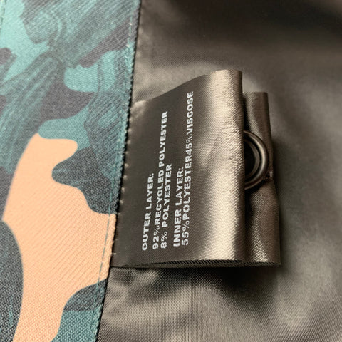 NORWEGIANRAIN Size XL Green Brown Camouflage Nesta Falck Homme Raincoat