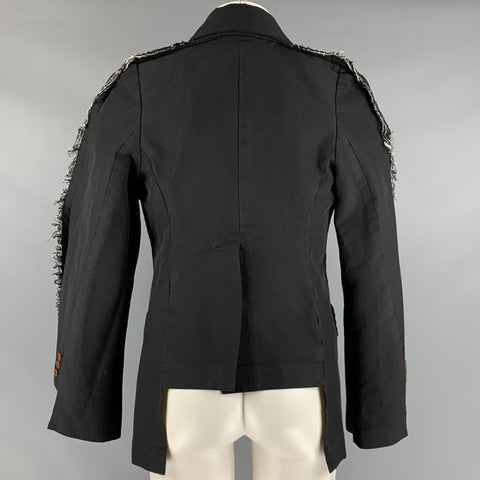 COMME des GARCONS Size M Black Polyester Single Breasted Jacket