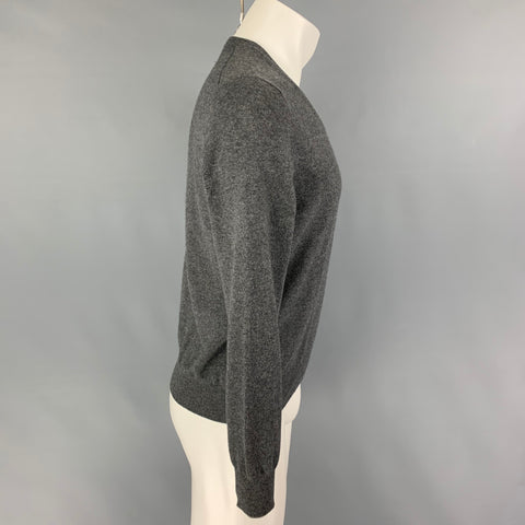 BRUNELLO CUCINELLI Size XS Gray Cashmere V-Neck Sweater