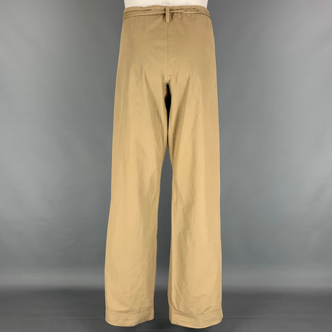 Vintage GUCCI by TOM FORD 2001 Size M Khaki Drawstring Wide Leg Pants