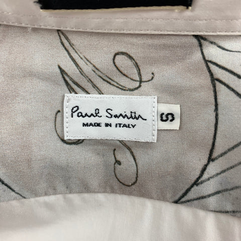PAUL SMITH Size S White Cotton Button Up Long Sleeve Shirt