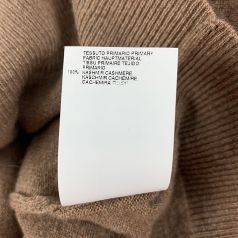 MAISON MARTIN MARGIELA Size M Tan Cashmere V-Neck Pullover