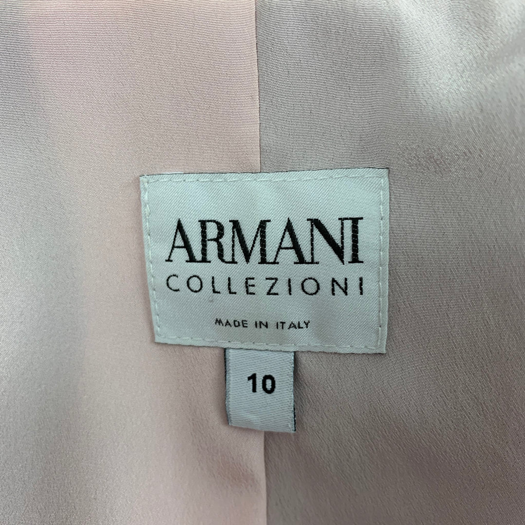ARMANI COLLEZIONI Size 10 Multi-Color Cotton Blend Jacket
