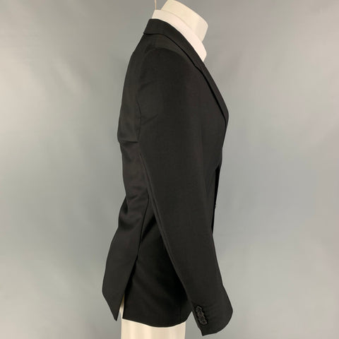 GIVENCHY Talla 36 Abrigo deportivo de mohair de lana negro