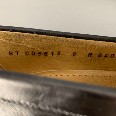 COLE HAAN Size 9 Black Leather Rubber Sole Loafers