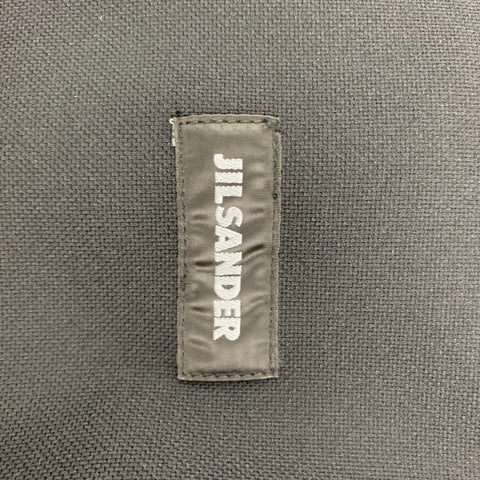 JIL SANDER Size 40 Black Polyethylene Drawstring Jacket