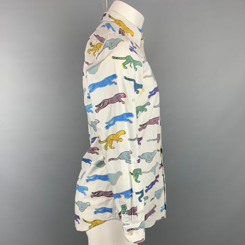 PS by PAUL SMITH Size S Multi-Color Print Cotton Button Up Long Sleeve Shirt