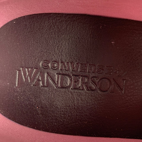 CONVERSE x J.W ANDERSON Size 10 Pink White Low Top Sneakers