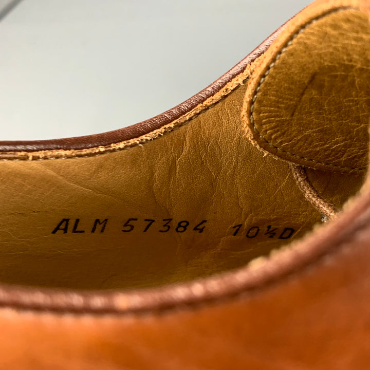 RALPH LAUREN Size 10.5 Tan Leather Lace Up Raimy Shoes